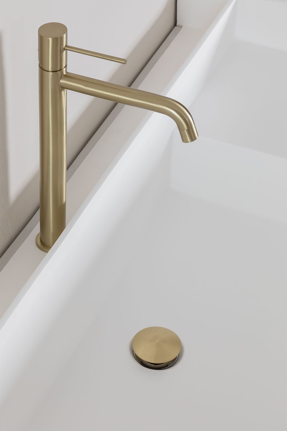 Set di mobili da bagno in legno con lavabo integrato Fiore