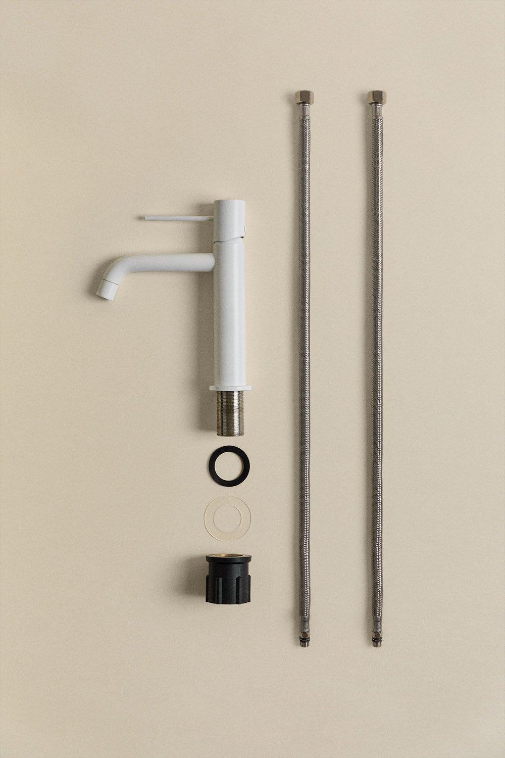 Set mobili da bagno in legno Jolene con lavabo integrato