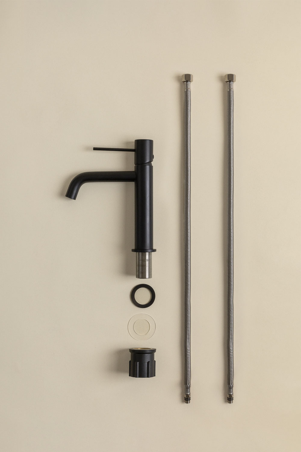 Set di mobili da bagno in legno con lavabo integrato Misene