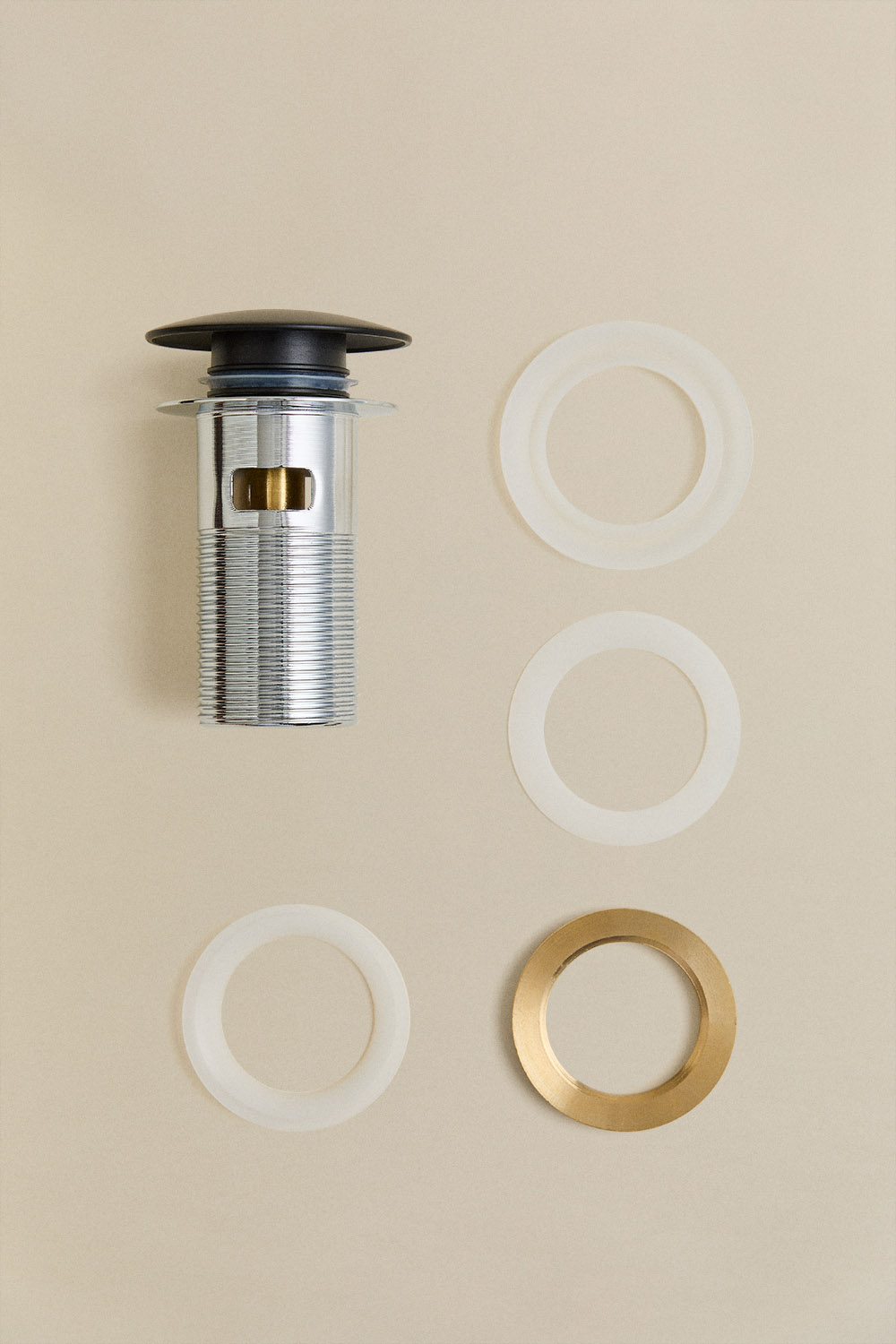 Set di mobili da bagno in legno con lavabo integrato Misene