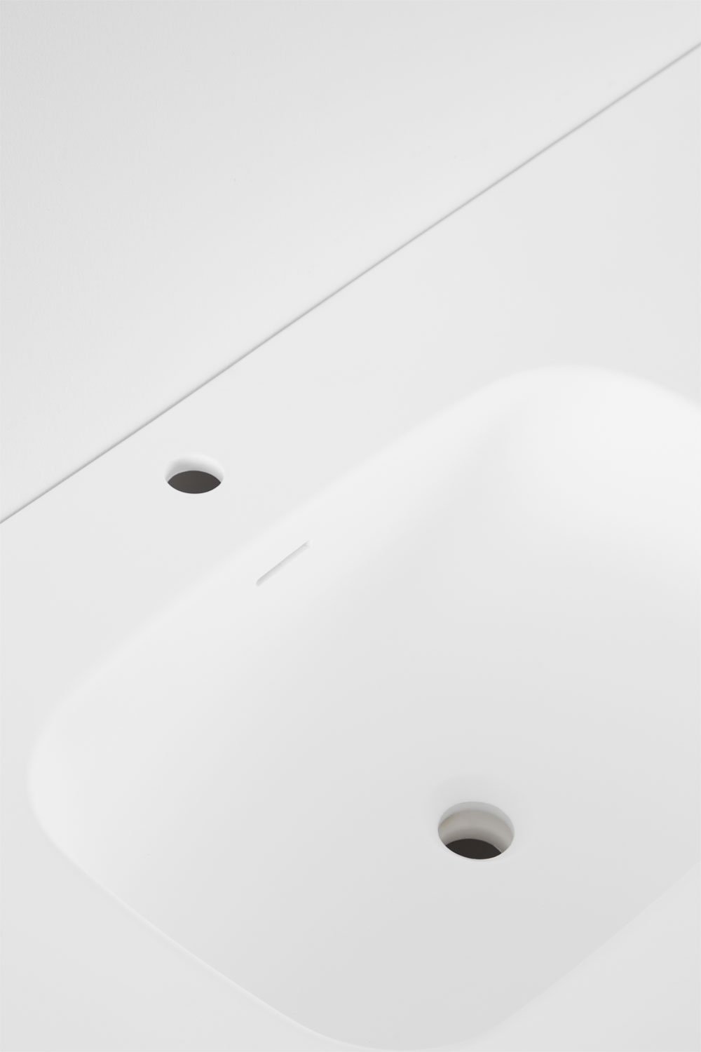 Set mobili da bagno in legno Solea con lavabo integrato