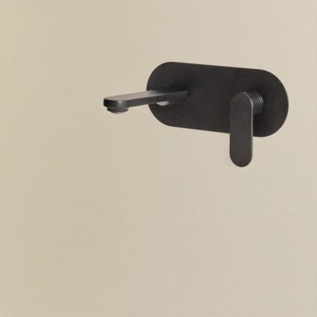 Set rubinetto lavabo da incasso Alameda in ottone e valvola di scarico lavabo tipo Click-Clack Orveta