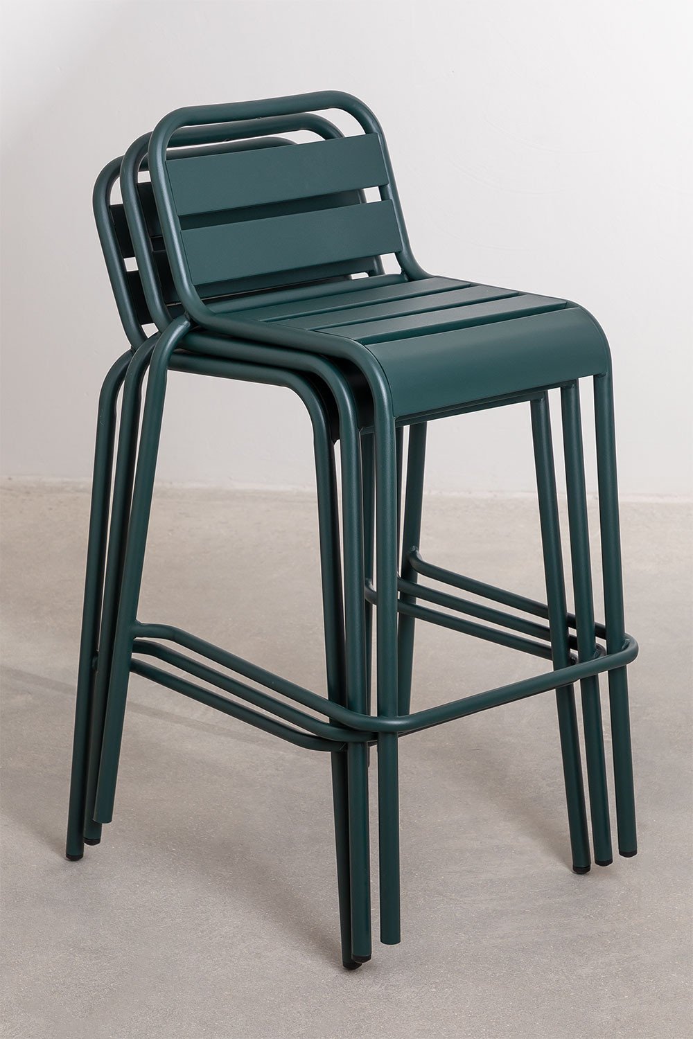 Sgabello alto impilabile Janti da 75 cm