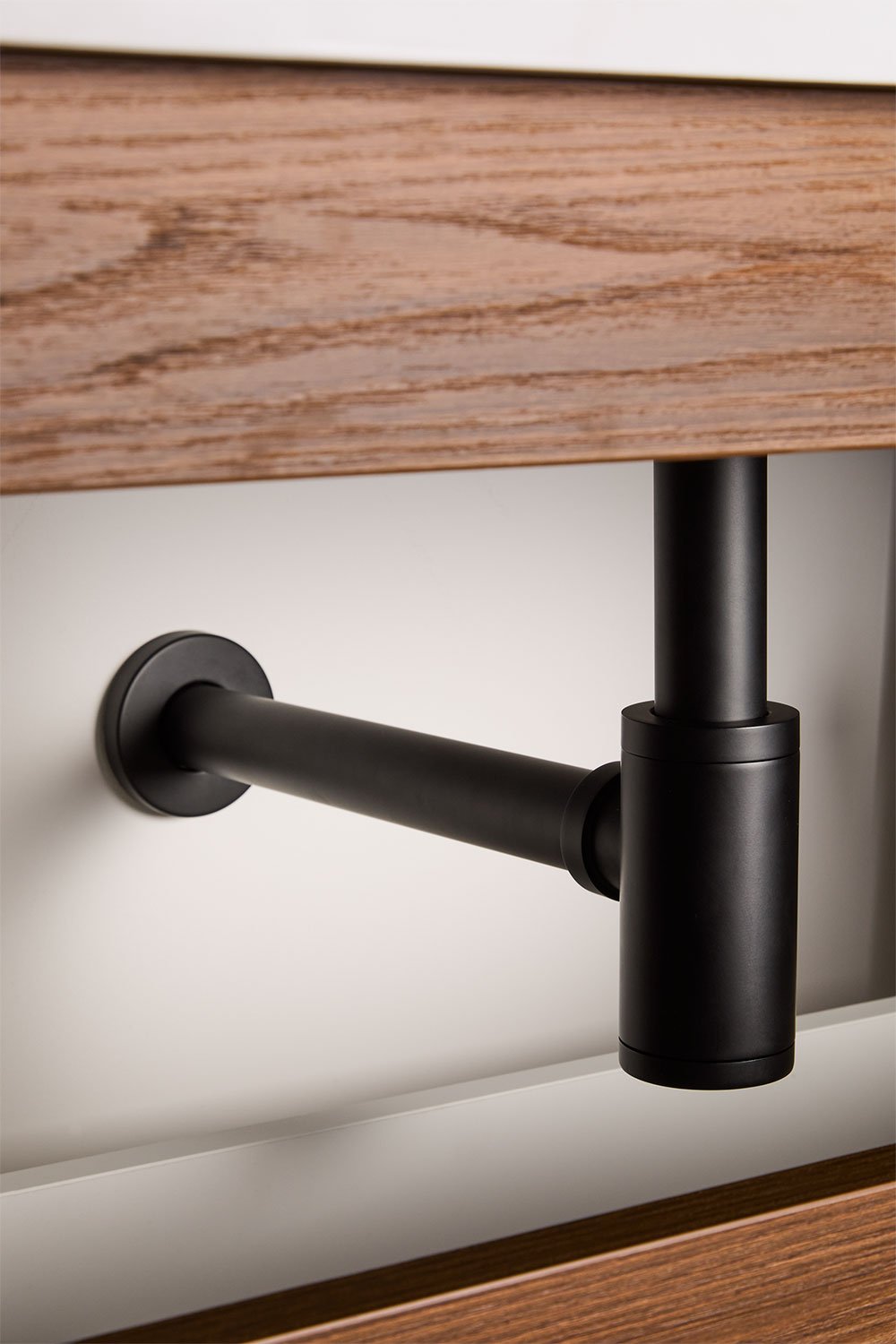 Sifone per lavello in acciaio inox Bibur