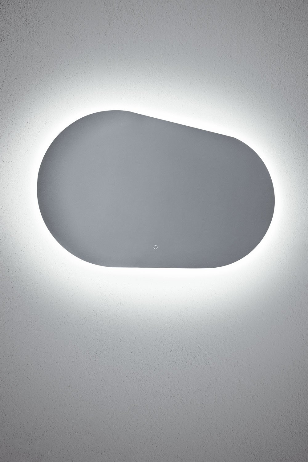 Specchio da bagno ovale Meunier con luce LED e antiappannamento