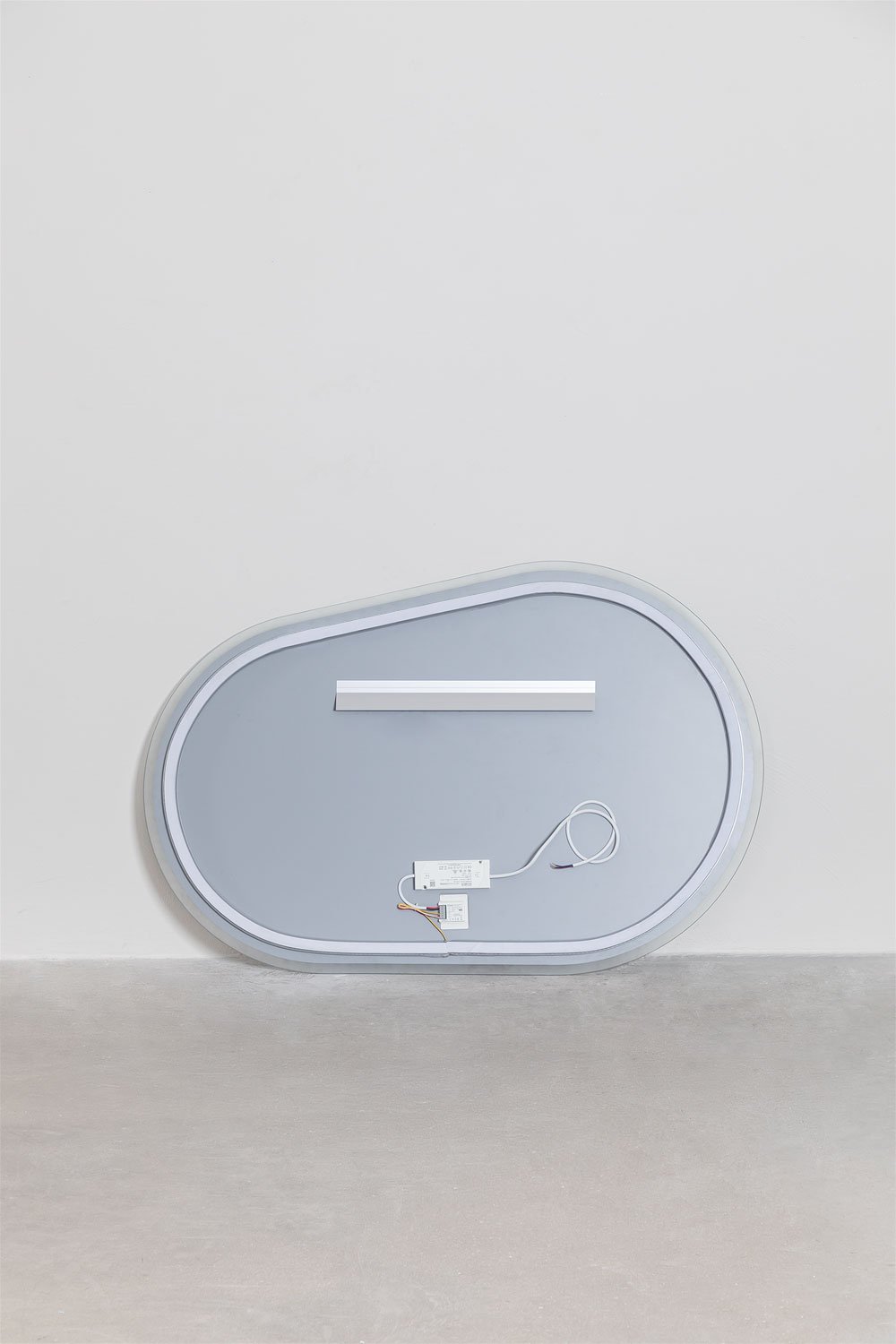 Specchio da bagno ovale Meunier con luce LED e antiappannamento