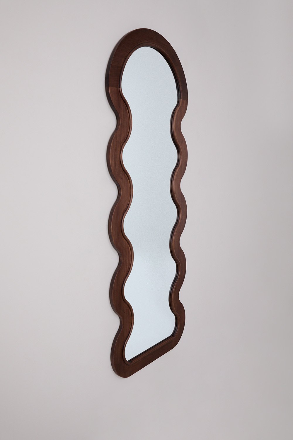 Specchio da parete 60x160 cm in legno di pino Landoi