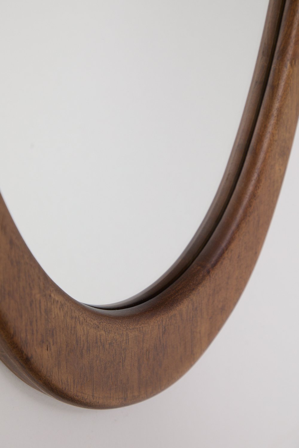 Specchio da parete in legno di rovere Arbidel
