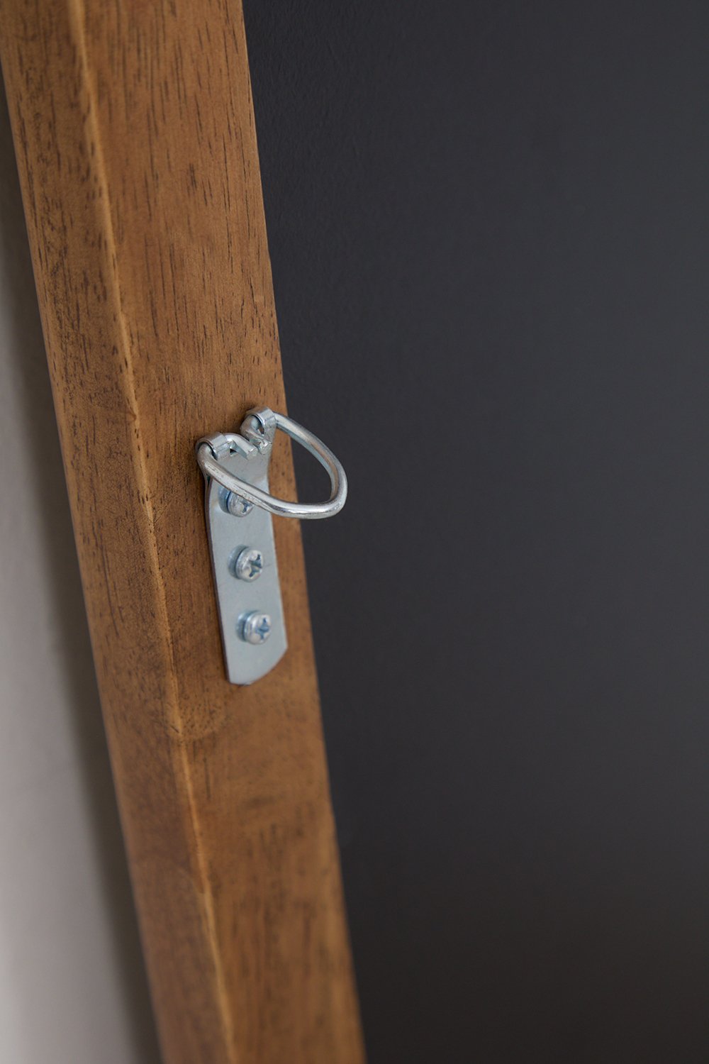 Specchio da parete in legno di rovere Arbidel