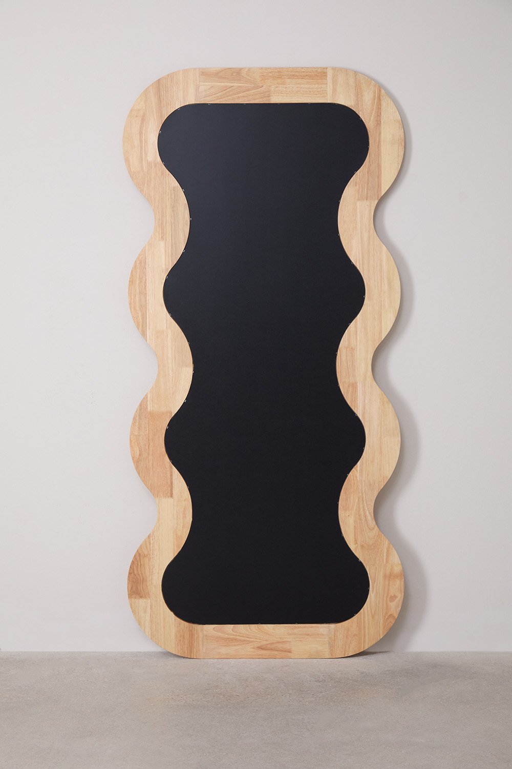 Specchio da parete in legno di rovere (85x180 cm) Lierta