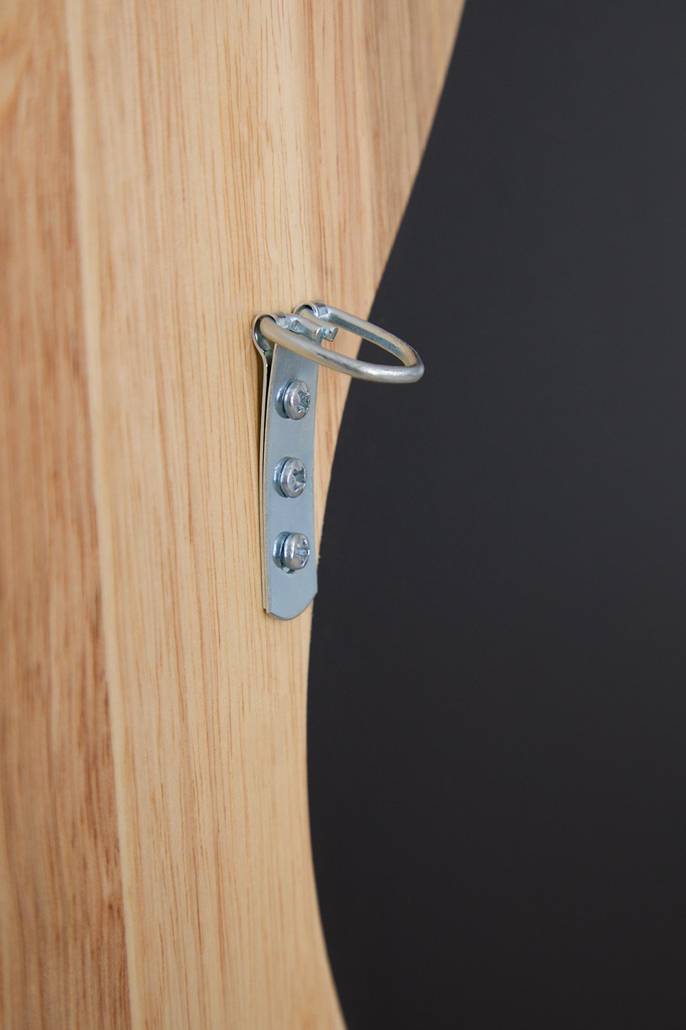Specchio da parete in legno di rovere (85x180 cm) Lierta