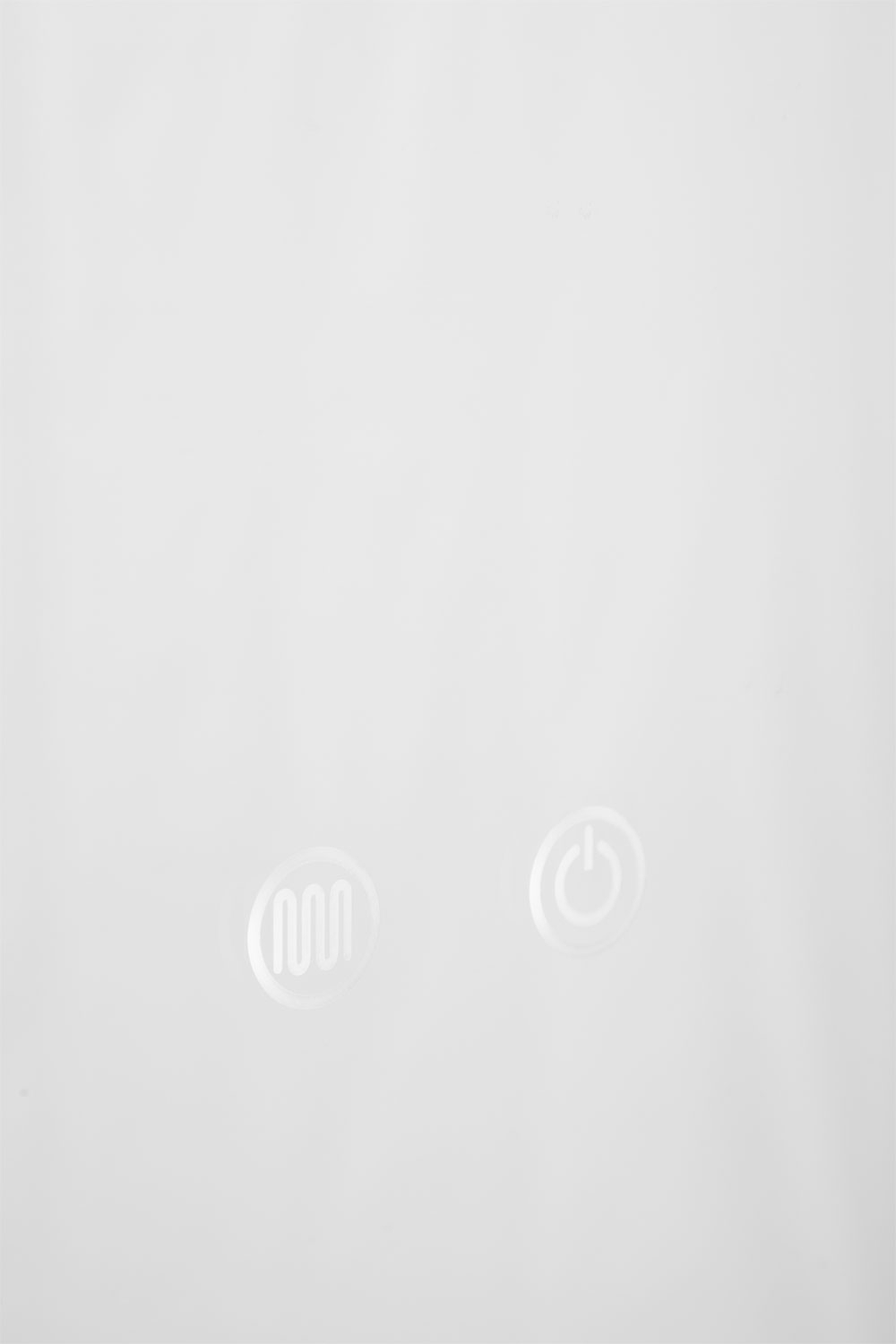 Specchio da parete rettangolare da bagno con luce LED e antiappannamento (55x90 cm) Kirvex