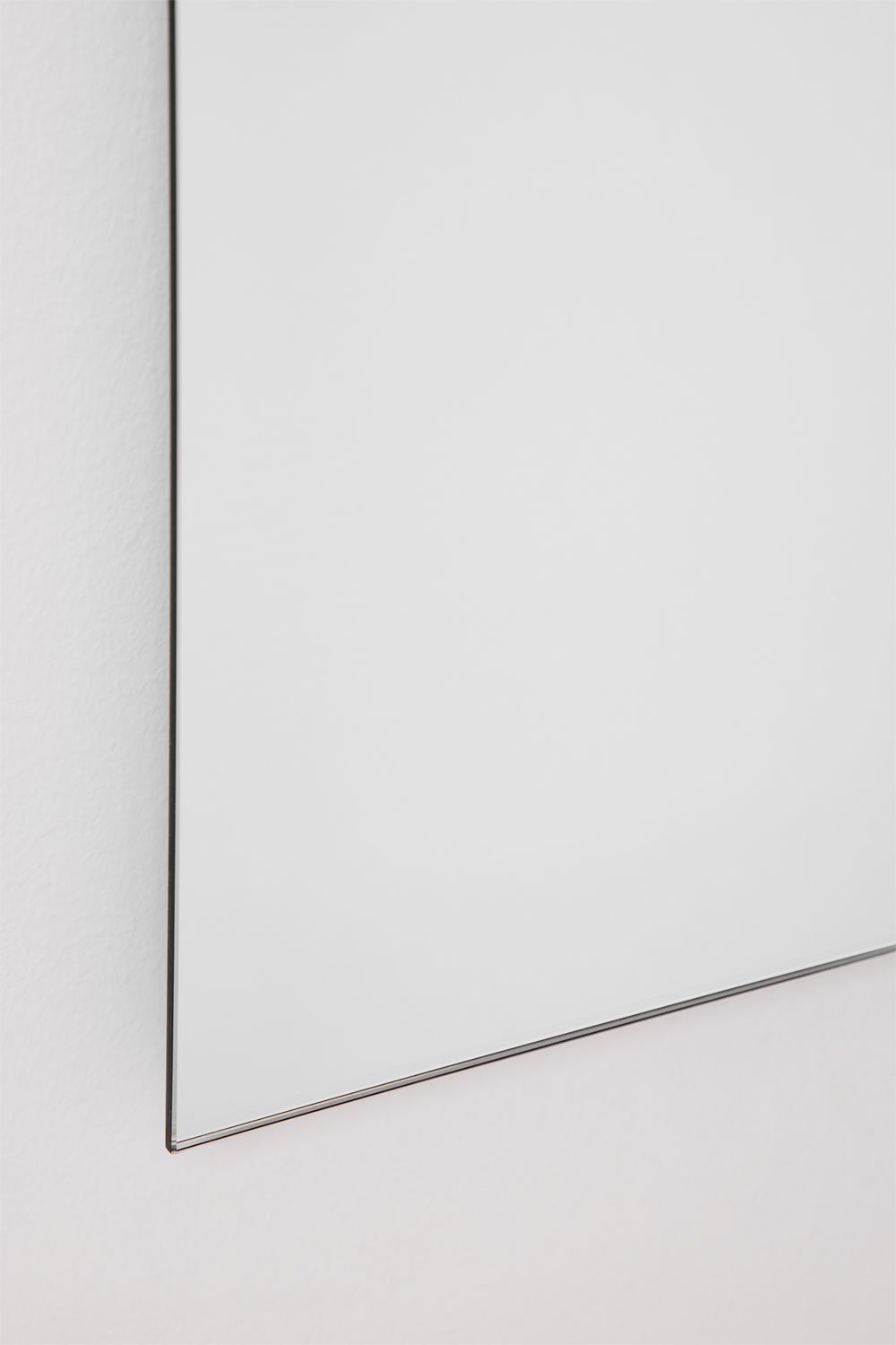 Specchio da parete rettangolare da bagno con luce LED e antiappannamento (55x90 cm) Kirvex