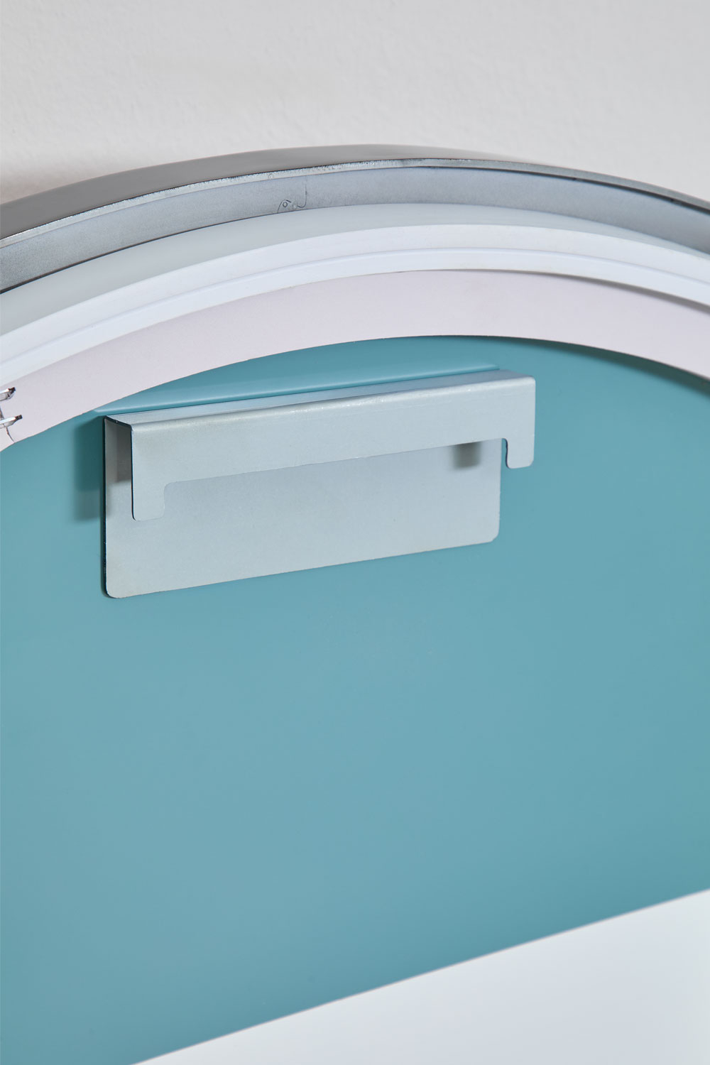 Specchio da parete rotondo da bagno con luce LED e antiappannamento (Ø80 cm) Kimacs