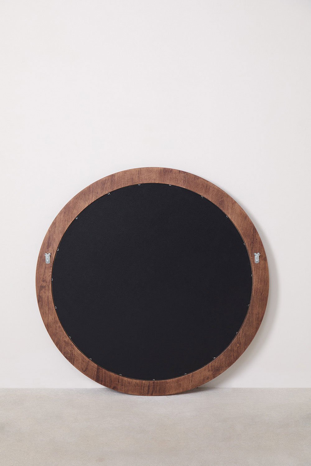Specchio da parete rotondo in legno di rovere (Ø75 cm) Ozande