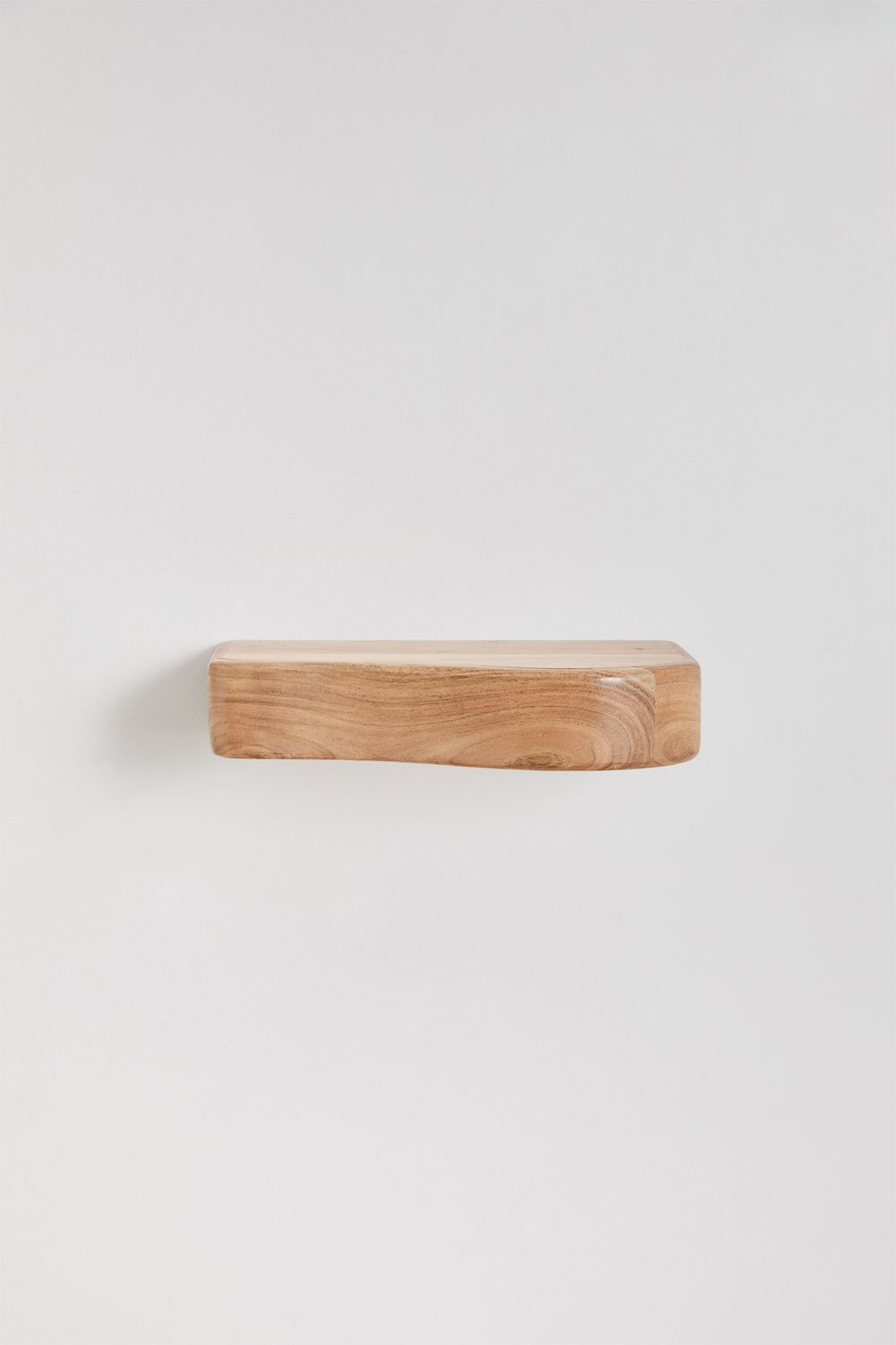Tavolino da ingresso a parete in legno di acacia Nireimi