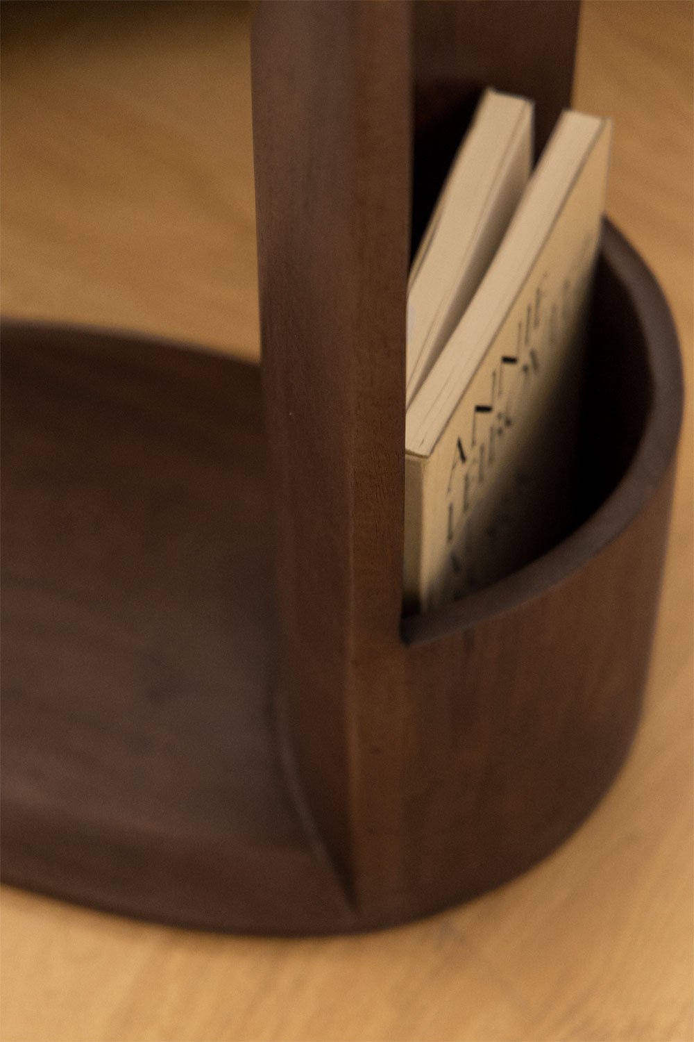 Tavolino laterale in legno Kenoly 45x30 cm