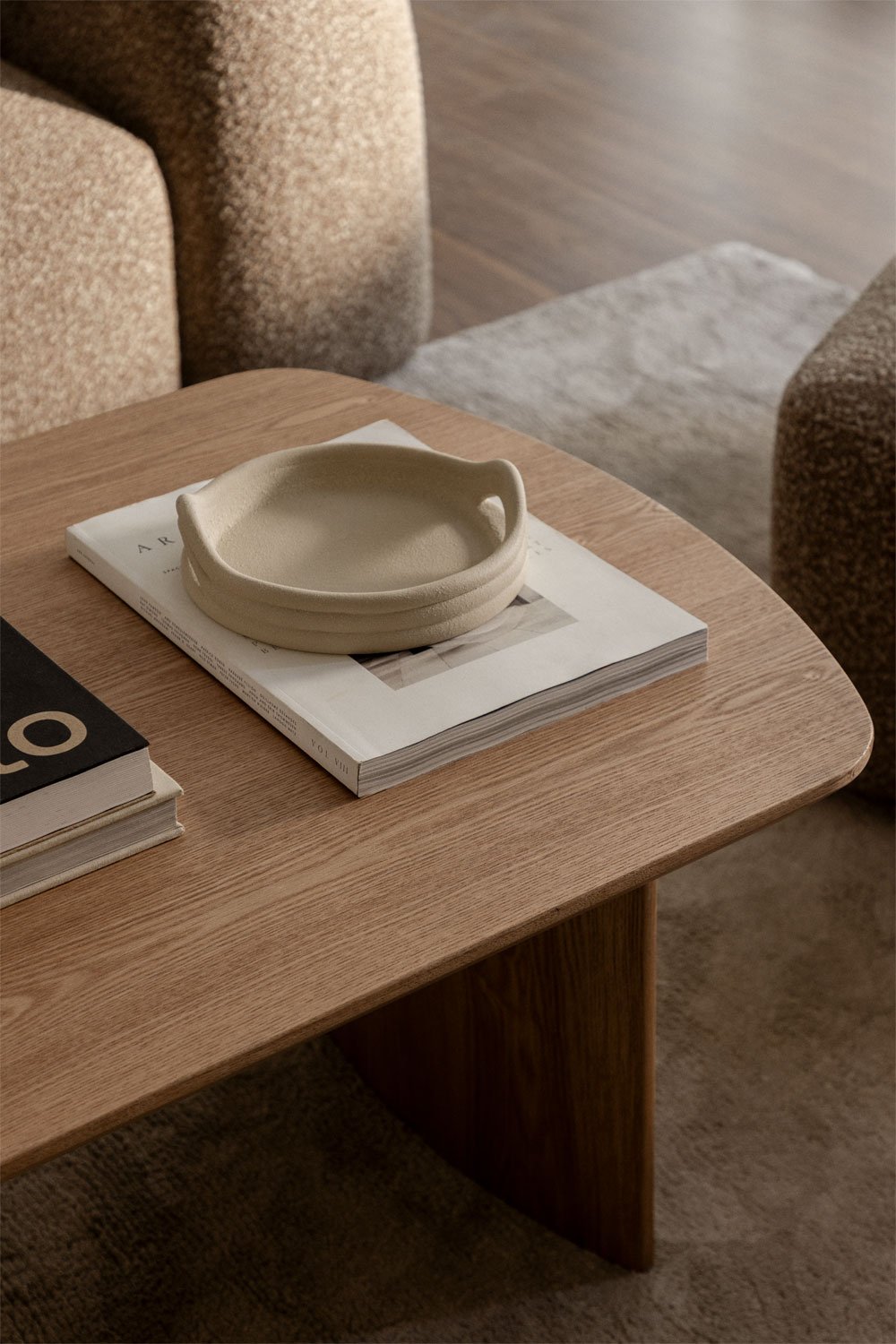Tavolino rettangolare 120x60 cm in MDF Tuareg
