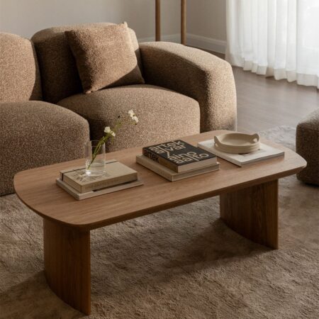 Tavolino rettangolare 120x60 cm in MDF Tuareg