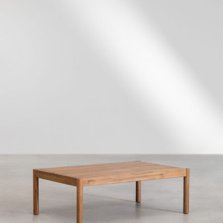 Tavolino rettangolare 120x75 cm in legno di acacia Melvin