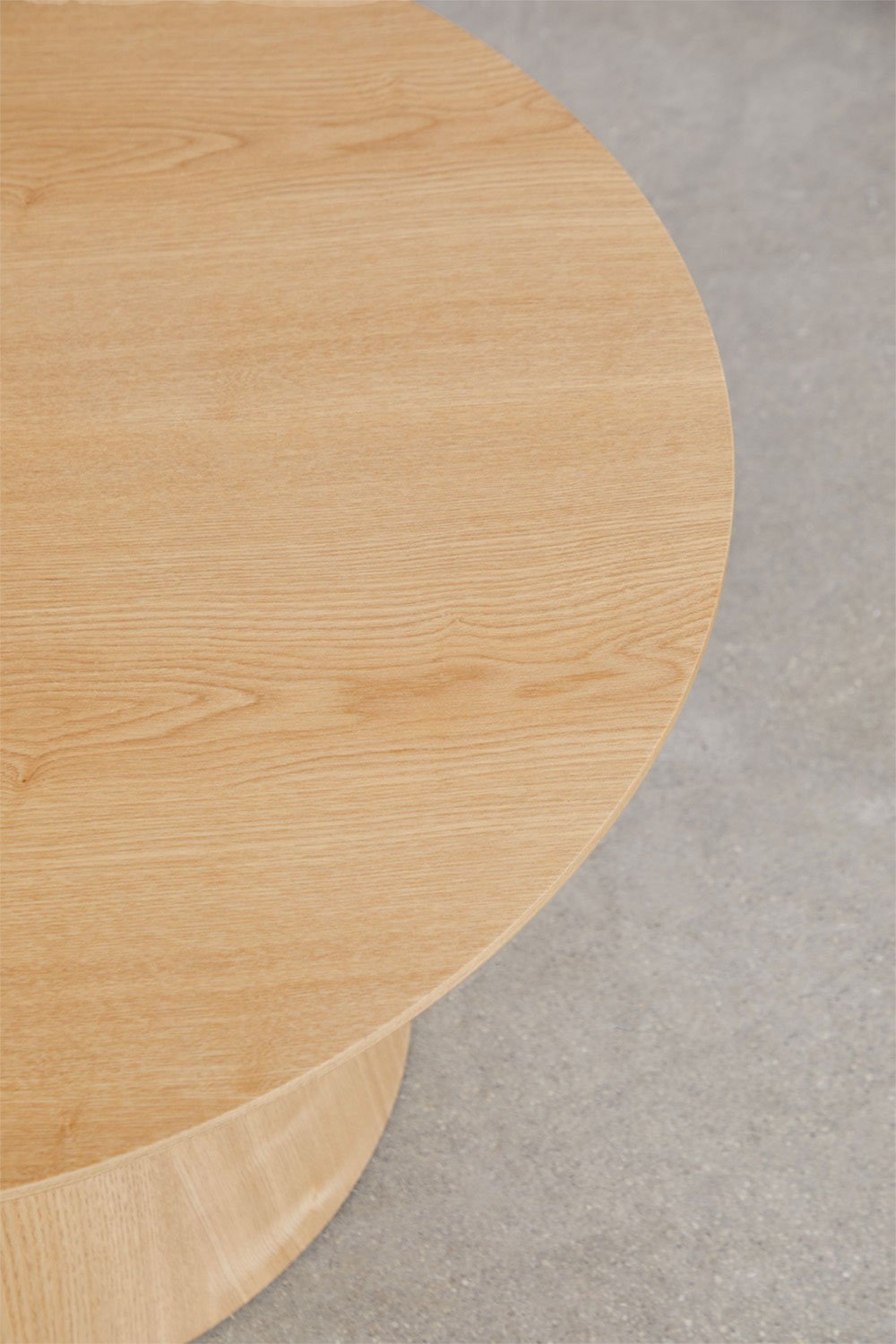 Tavolino rotondo in legno (Ø80 cm) Aura