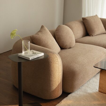 Tavolino rettangolare 40x25 cm in metallo Odelia