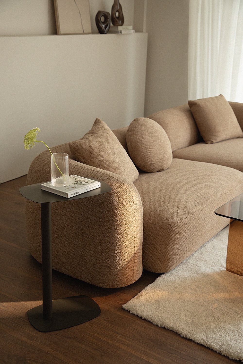 Tavolino rettangolare 40x25 cm in metallo Odelia
