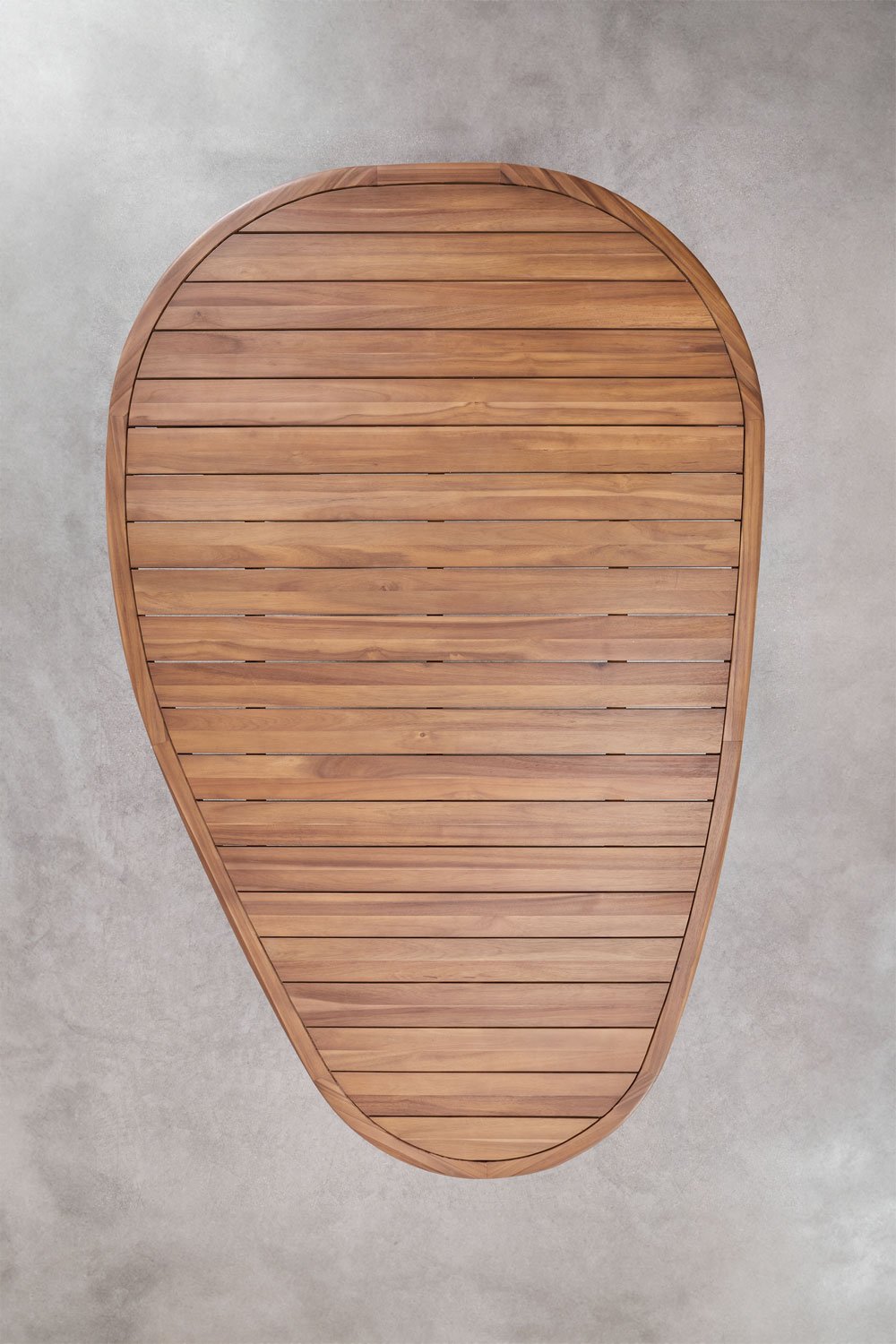 Tavolo da giardino ovale 190 cm in legno di acacia Danara