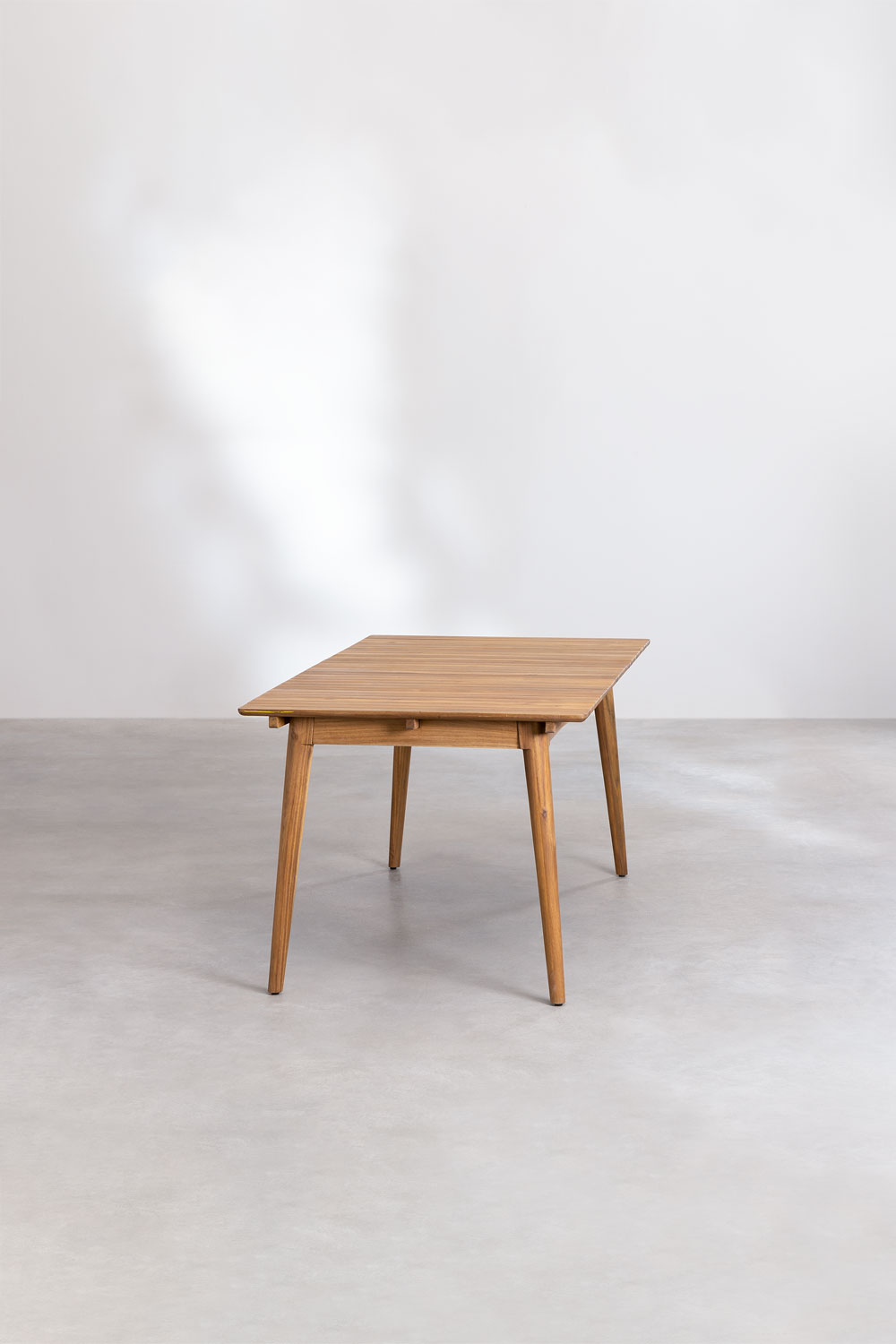 Tavolo da pranzo allungabile in legno di acacia (160-210x90 cm) Tenay