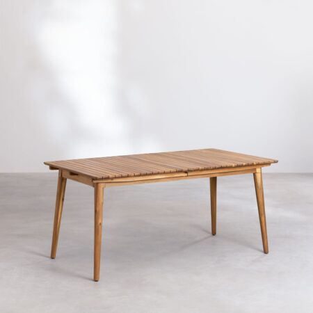 Tavolo da pranzo allungabile in legno di acacia (160-210x90 cm) Tenay