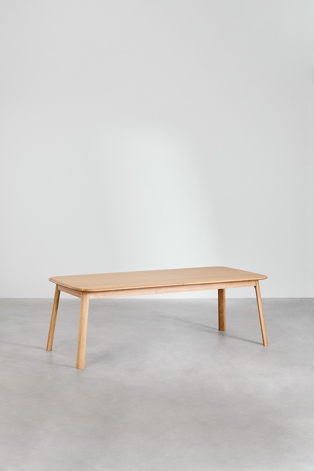 Tavolo da pranzo allungabile in legno di rovere (220-320x95 cm) Treveris