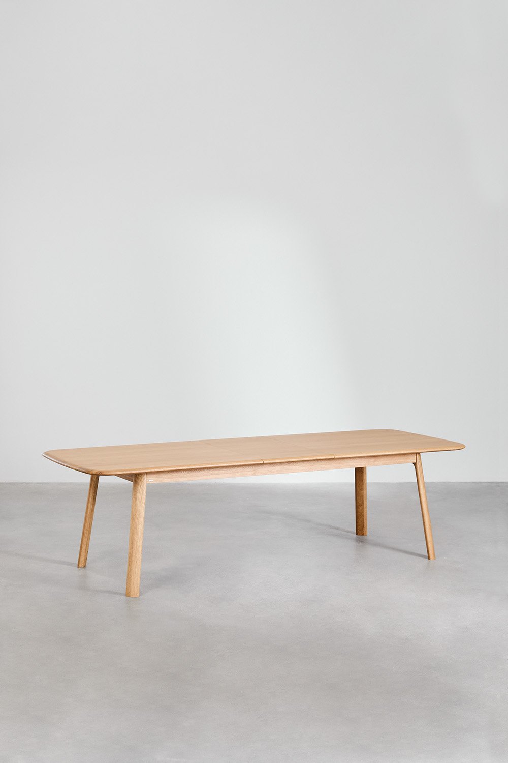 Tavolo da pranzo allungabile in legno di rovere (220-320x95 cm) Treveris
