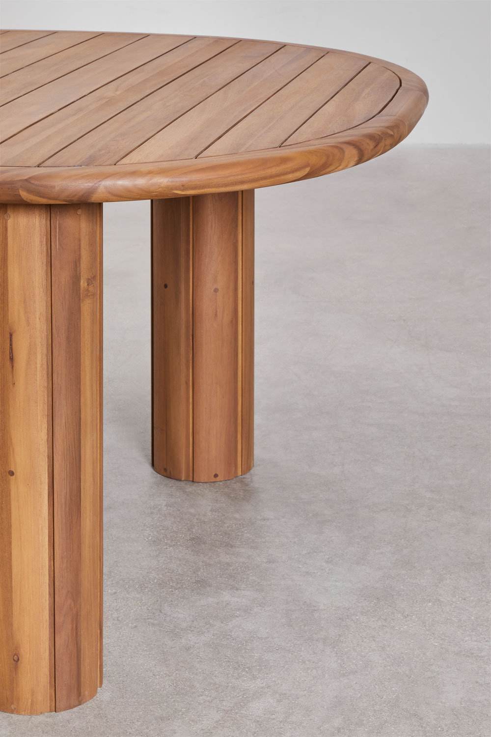 Tavolo da pranzo ovale 190 cm in legno di acacia Danara