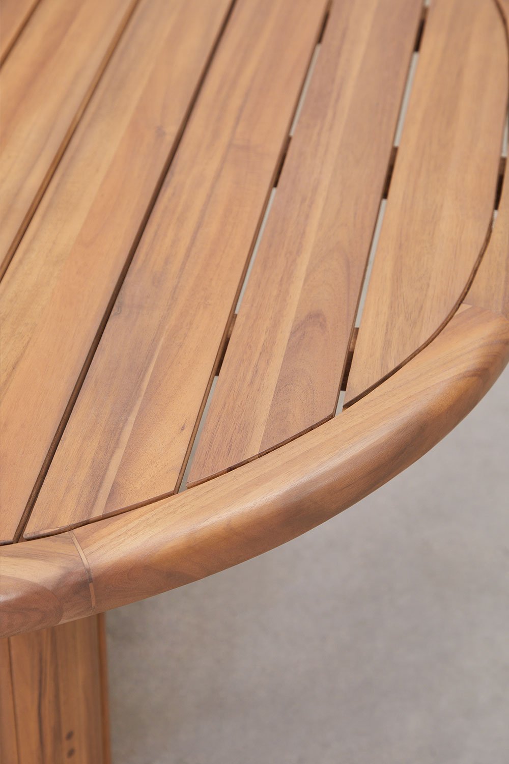 Tavolo da pranzo ovale 190 cm in legno di acacia Danara