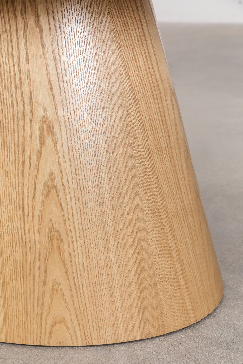 Tavolo da pranzo ovale in legno (220x120 cm) Aura