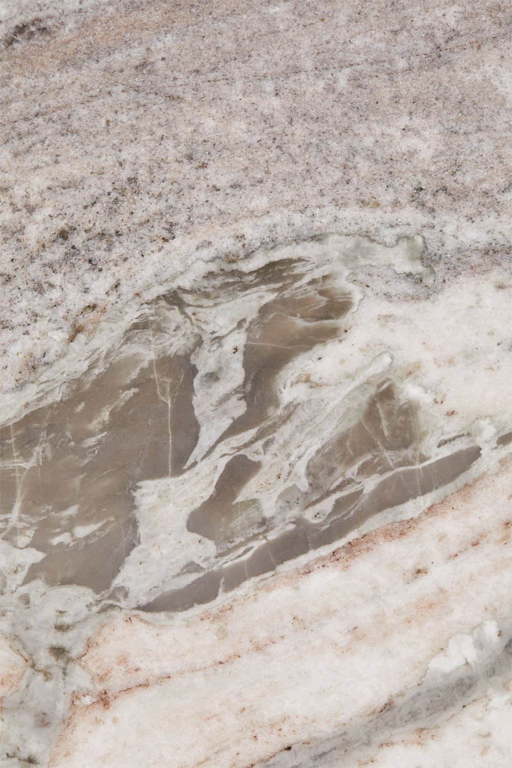 Tavolo da pranzo ovale 200x100 cm in marmo e legno di mango Giselda