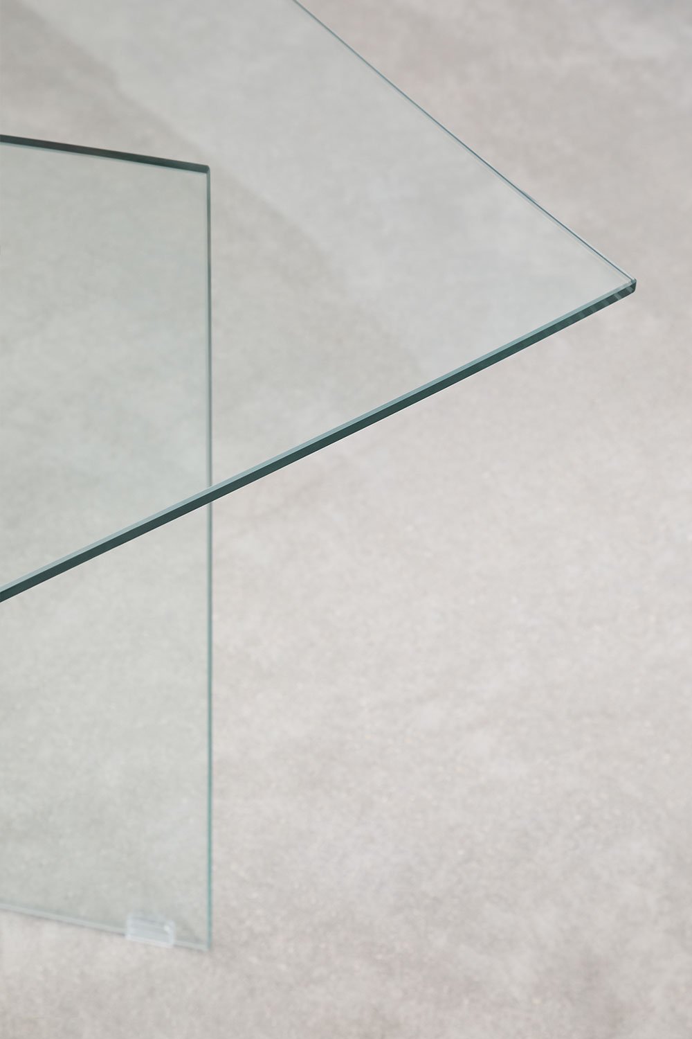 Tavolo da pranzo rettangolare 180x90 cm in vetro temperato Purio