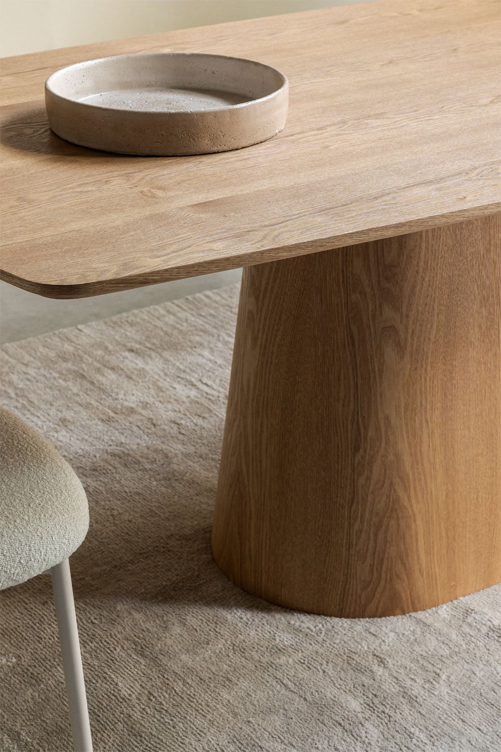 Tavolo da pranzo rettangolare in legno (200x100 cm) Aura