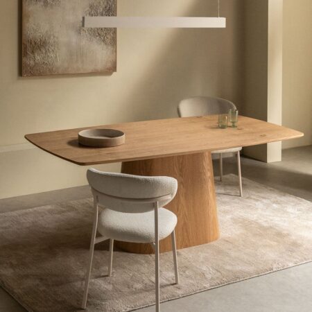 Tavolo da pranzo rettangolare in legno (200x100 cm) Aura