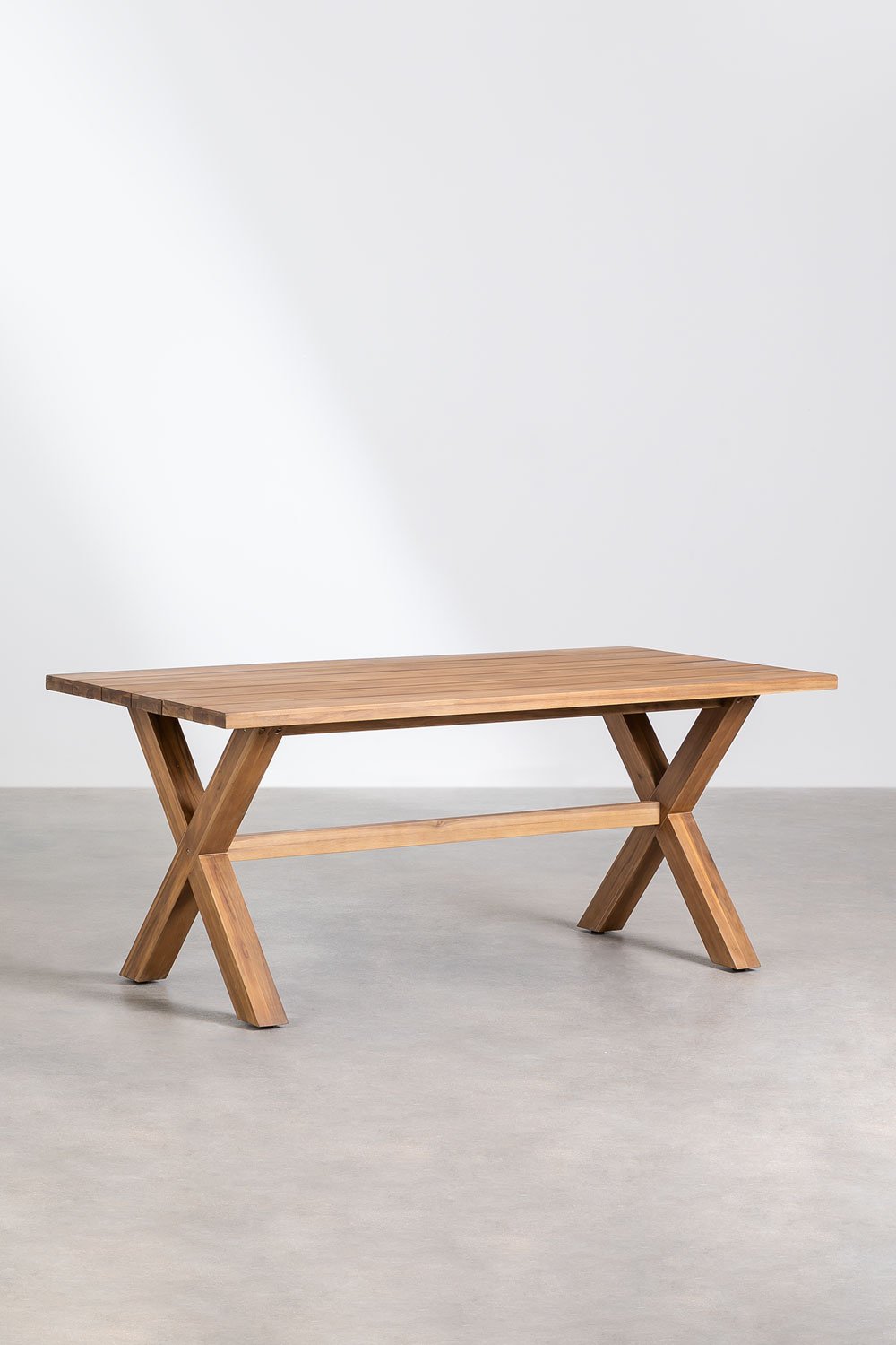 Tavolo da pranzo rettangolare in legno di acacia (180x90 cm) Giada