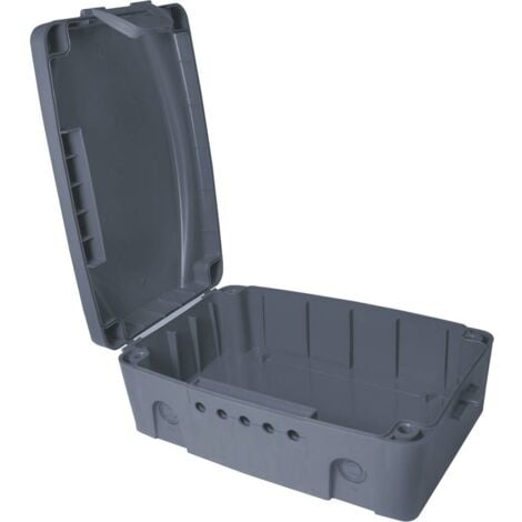 LogiLink LPS223 Contenitore per cavo 115 x 320 x 210 Plastica Grigio 1 pz.