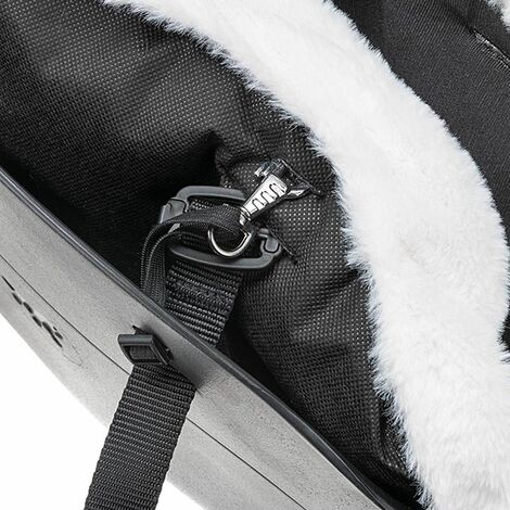 Ferplast WITH-ME WINTER Borsa per cani in resina con rivestimento. 3 colori.. Variante  - Misure: 21.5 x 43.5 x h 27 cm - Nero