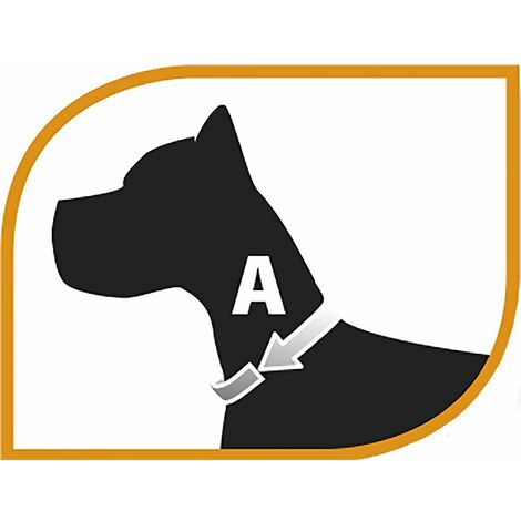 Ferplast CHROME CSS Collare a semi-strangolo per cani in acciaio cromato - 6 misure. Variante CSS5572 - Misure: A: 44-52 cm -