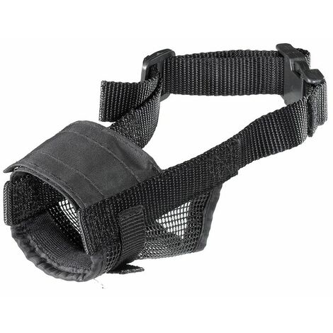 Ferplast MUZZLE NET  Museruola per cani in rete di nylon - 5 taglie. Variante S - Misure: A: 24-35 cm B: 12-19 cm C: 7.5 cm -