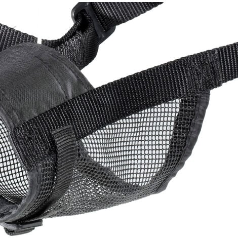 Ferplast MUZZLE NET  Museruola per cani in rete di nylon - 5 taglie. Variante S - Misure: A: 24-35 cm B: 12-19 cm C: 7.5 cm -