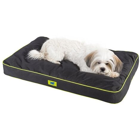 Ferplast POLO  Materassino con imbottitura estraibile. In vari colori e misure.. Variante 65 - Misure: 65 x 40 x h 8 cm - Nero