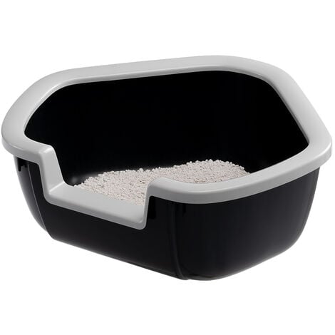 Ferplast DAMA Lettiera per gatti angolare Ferplast DAMA. Variante DAMA - Misure: 57.5 x 51.5 x h 22 cm - Nero