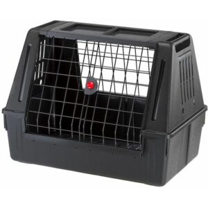 Ferplast ATLAS CAR SCENIC Trasportino per cani da auto. Varie misure.  . Variante 80 – Misure: 82 x 51 x h 61 cm – Nero