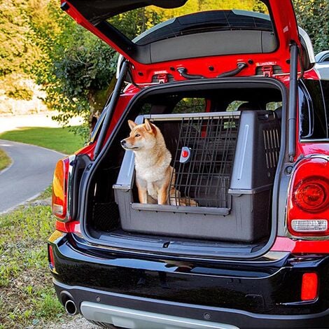 Ferplast ATLAS CAR SCENIC Trasportino per cani da auto. Varie misure.  . Variante 80 - Misure: 82 x 51 x h 61 cm - Nero