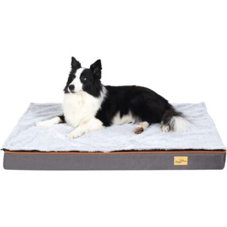 Cuscino Materassino per cani Materasso Cuccia per cane Taglia Grande in Memory foam Sfoderabile Lavabile - XL 110x85x10cm